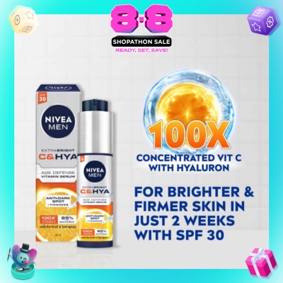 NIVEA - Men C And Hya Serum (Spf 30) 45ml