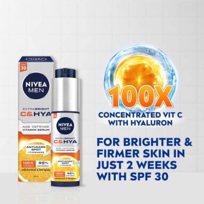 NIVEA Men C And Hya Serum (Spf 30) 45ml