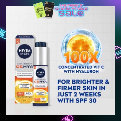 NIVEA Men C And Hya Serum (Spf 30) 45ml (Expiry: Jul`2026)