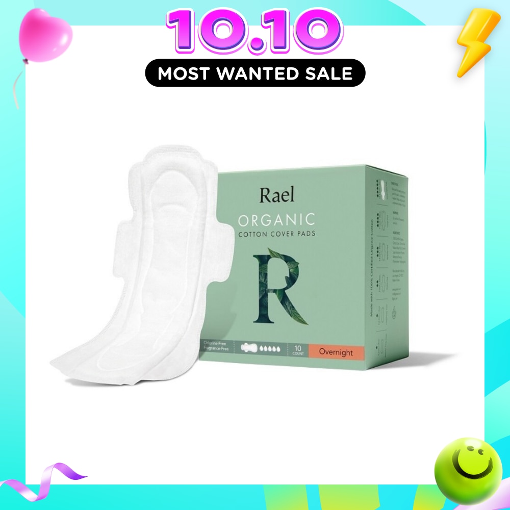 Overnight Pads With Organic Cotton Cover 10s image