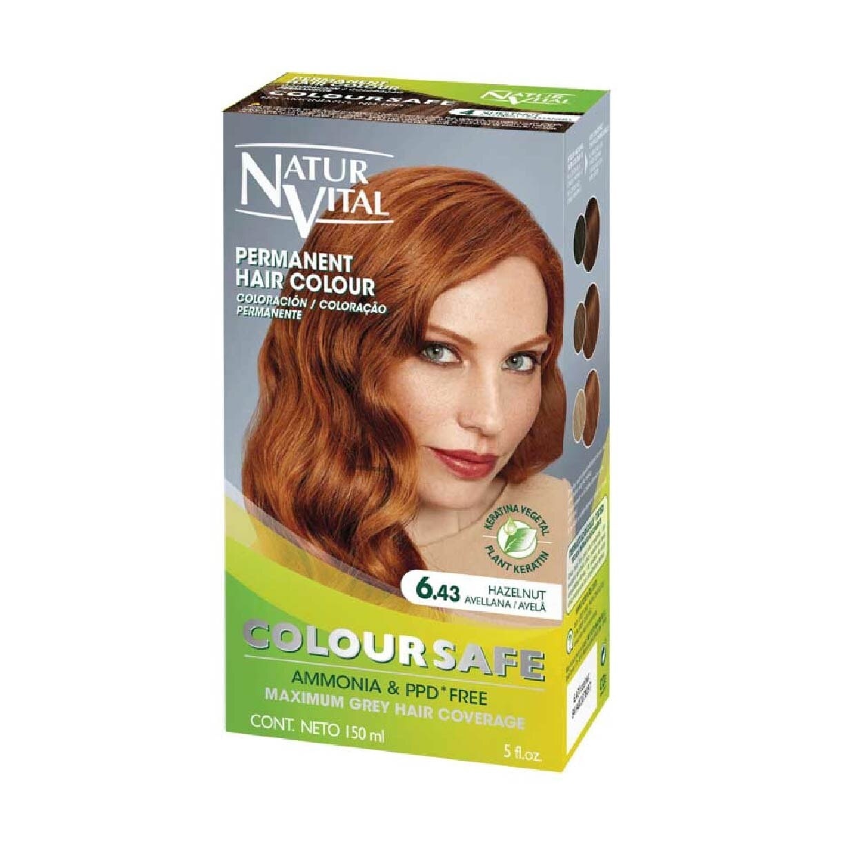 Coloursafe Permanent Hair Colour Hazelnut 6.43