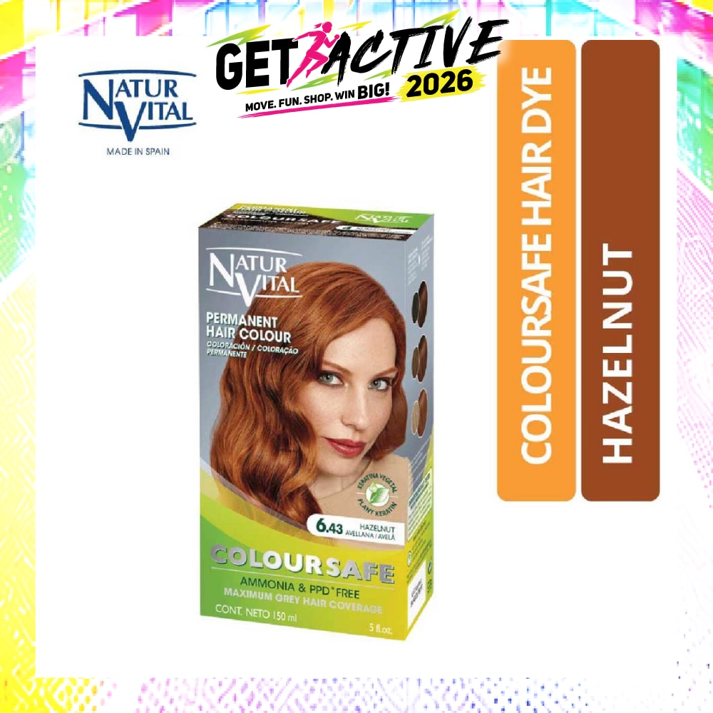 Coloursafe Permanent Hair Colour Hazelnut 6.43 image