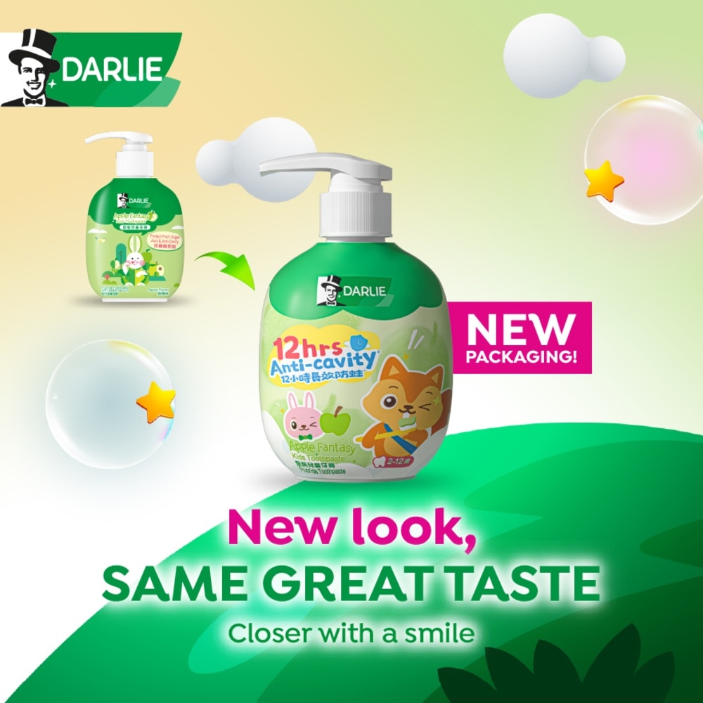 Kids Pump Toothpaste Apple Fantasy 120g