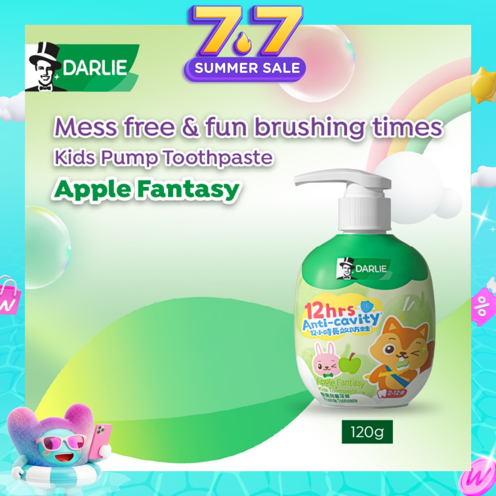 Kids Pump Toothpaste Apple Fantasy 120g