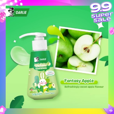 DARLIE Kids Bunny Pump Toothpaste Apple Fantasy (with Sugar Acid Shield + Contains Food Grade Ingredients) 120g