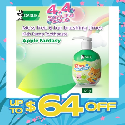 DARLIE - Kids Pump Toothpaste Apple Fantasy 120g