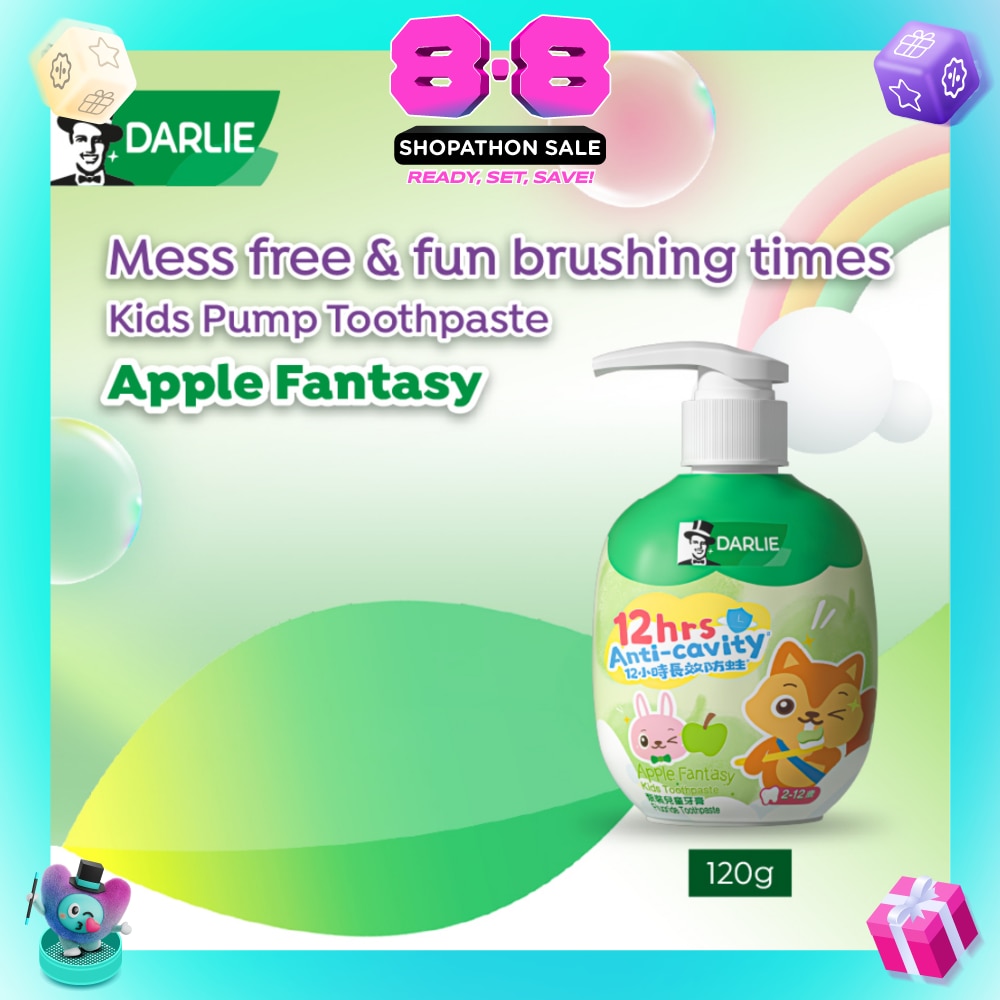 Kids Pump Toothpaste Apple Fantasy 120g