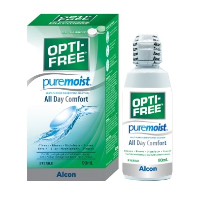 OPTI FREE - Puremoist All Day Comfort Multi-Purpose Disinfecting Solution 90ml