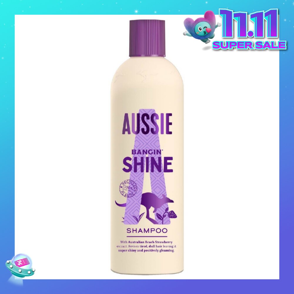 Bangin’ Shine Shampoo (Revitalise Tired + Dull Hair for Silky Soft Hair) 300ml