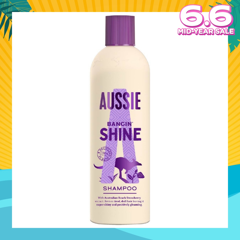 Bangin’ Shine Shampoo (Revitalise Tired + Dull Hair for Silky Soft Hair) 300ml