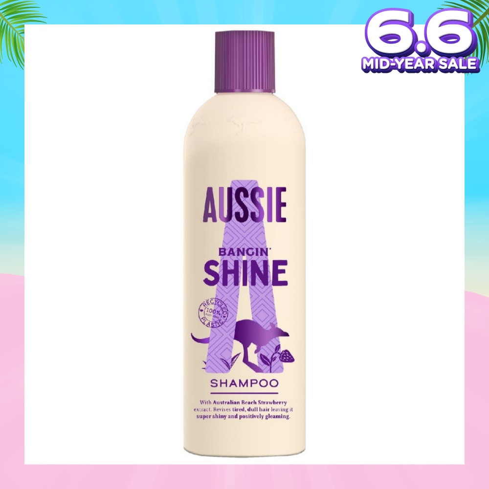 Bangin’ Shine Shampoo (Revitalise Tired + Dull Hair for Silky Soft Hair) 300ml