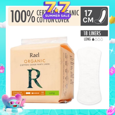 RAEL - Long Liners With Organic Cotton Cover 18s