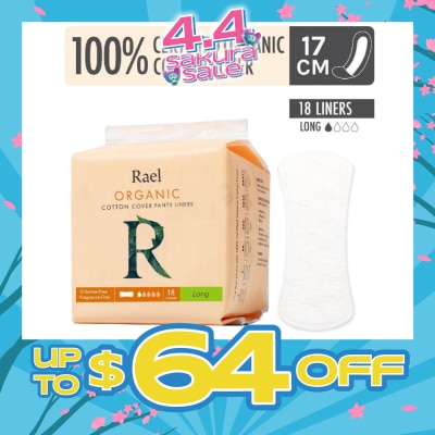 RAEL - Long Liners With Organic Cotton Cover 18s