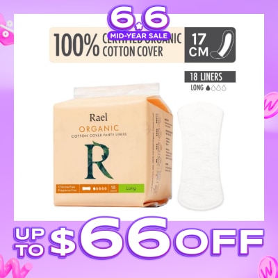 RAEL - Long Liners With Organic Cotton Cover 18s