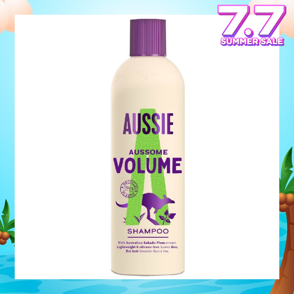 Aussome Volume Shampoo (For Volume + Bouncier Hair) 300ml