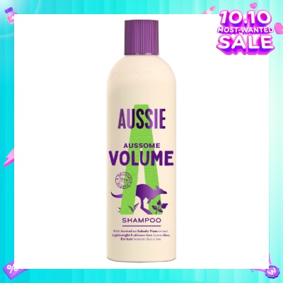 AUSSIE Aussome Volume Shampoo (For Volume + Bouncier Hair) 300ml