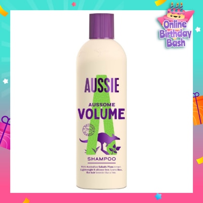 AUSSIE Aussome Volume Shampoo (For Volume + Bouncier Hair) 300ml