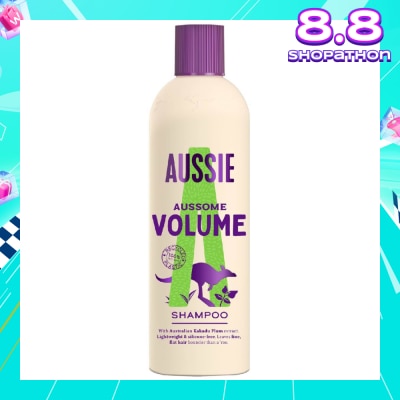 AUSSIE Aussome Volume Shampoo (For Volume + Bouncier Hair) 300ml