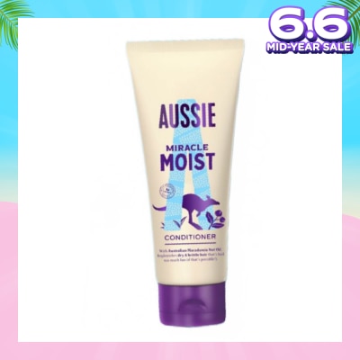 AUSSIE Miracle Moist Hair Conditioner (Revive + Restore Dry & Damaged Hair) 200ml