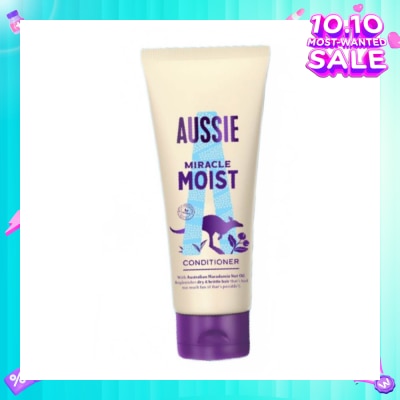 AUSSIE Miracle Moist Hair Conditioner (Revive + Restore Dry & Damaged Hair) 200ml