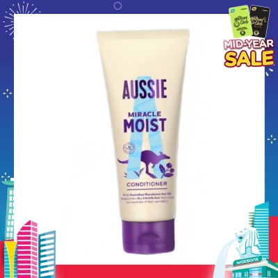 AUSSIE Miracle Moist Hair Conditioner (Revive + Restore Dry & Damaged Hair) 200ml