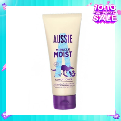 AUSSIE Miracle Moist Hair Conditioner (Revive + Restore Dry & Damaged Hair) 200ml
