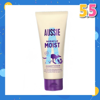 AUSSIE Miracle Moist Hair Conditioner (Revive + Restore Dry & Damaged Hair) 200ml