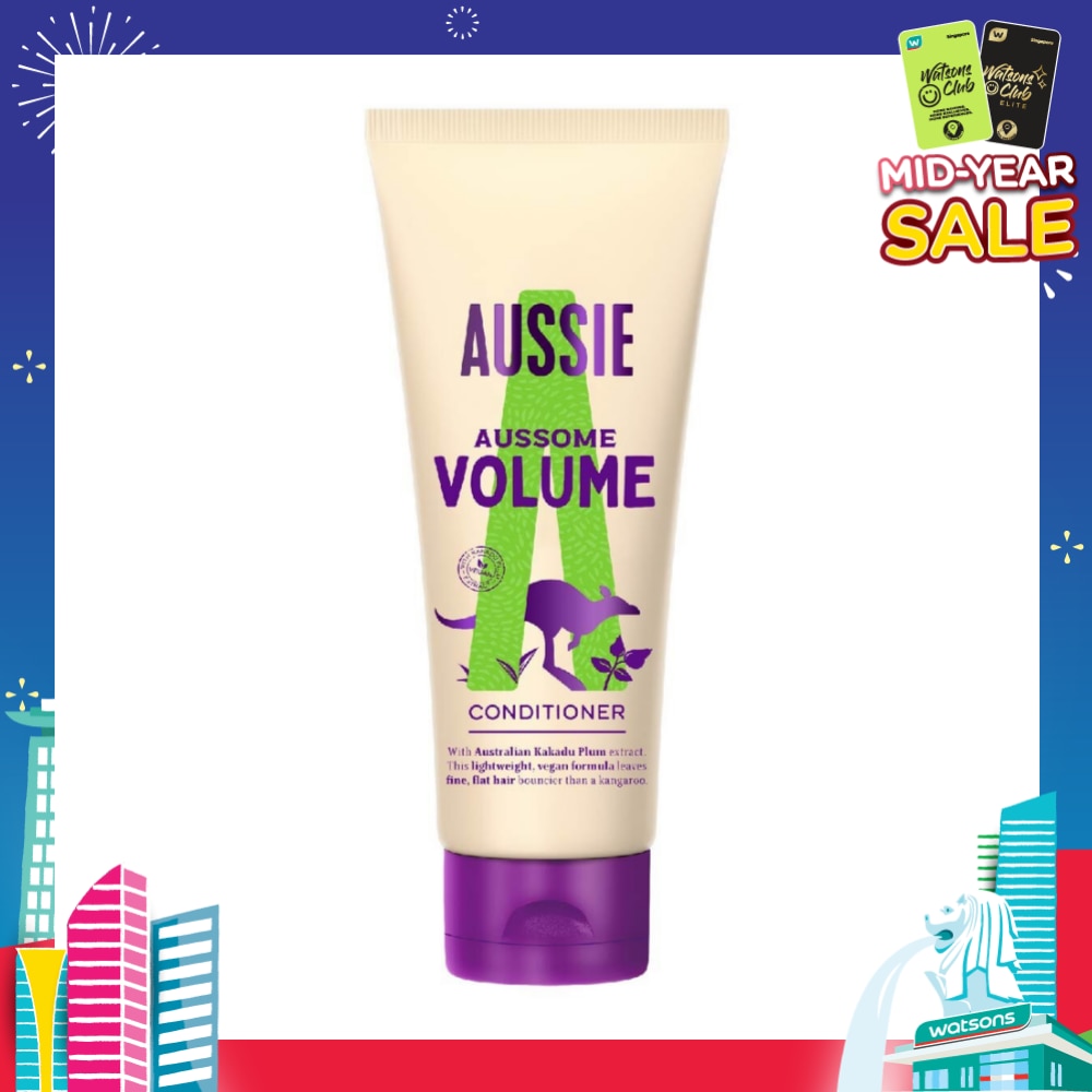 Aussome Volume Hair Conditioner (For Volume + Bouncier Hair) 200ml