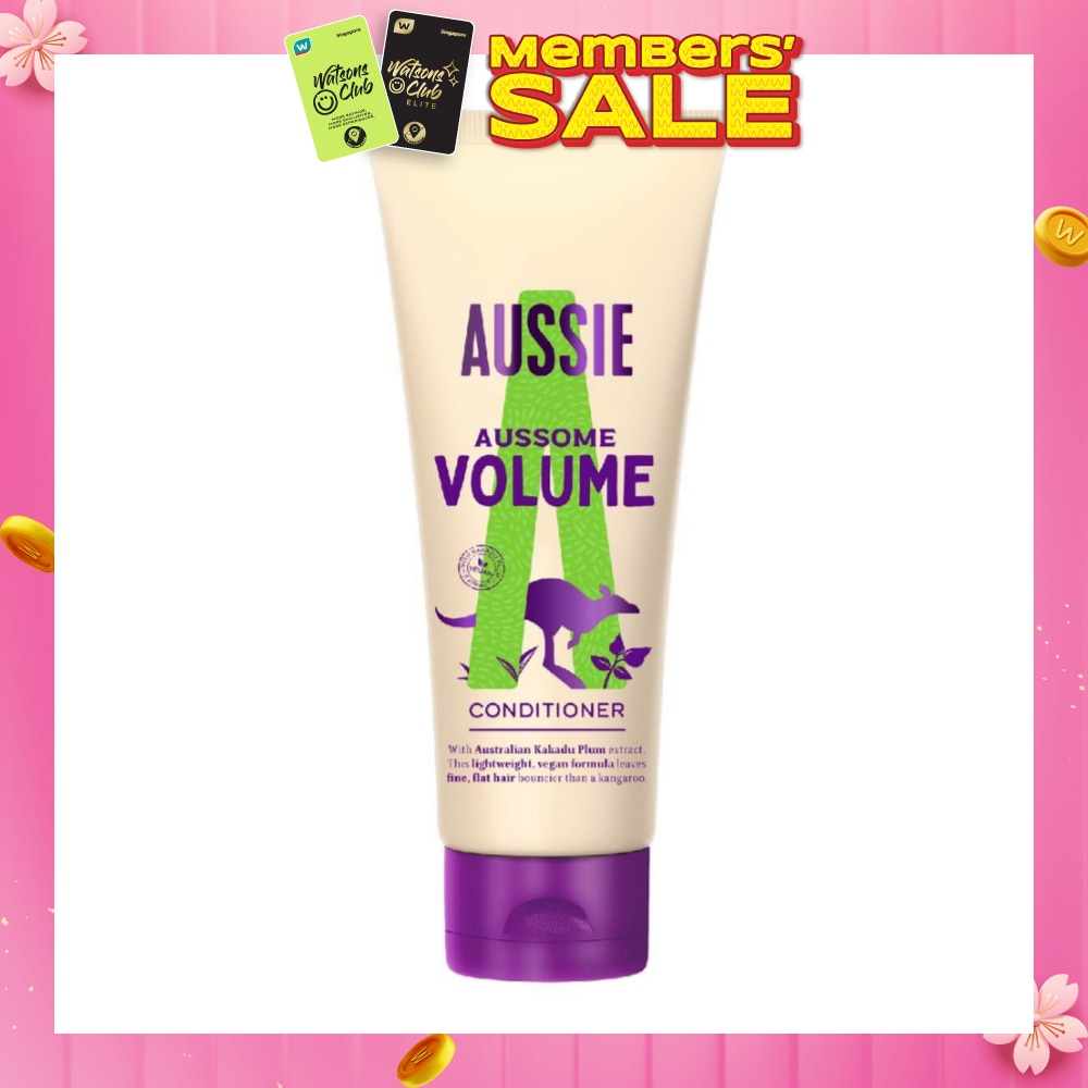 Aussome Volume Hair Conditioner (For Volume + Bouncier Hair) 200ml
