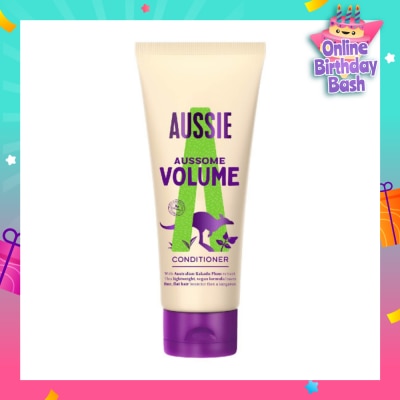 AUSSIE Aussome Volume Hair Conditioner (For Volume + Bouncier Hair) 200ml