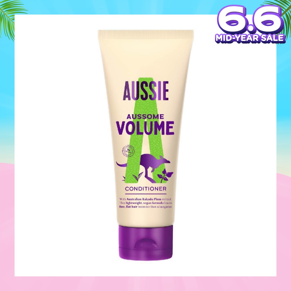 Aussome Volume Hair Conditioner (For Volume + Bouncier Hair) 200ml