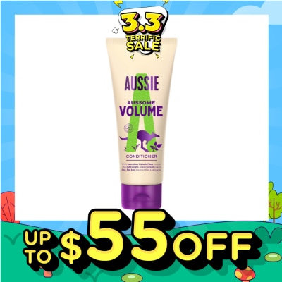 AUSSIE Aussome Volume Hair Conditioner (For Volume + Bouncier Hair) 200ml