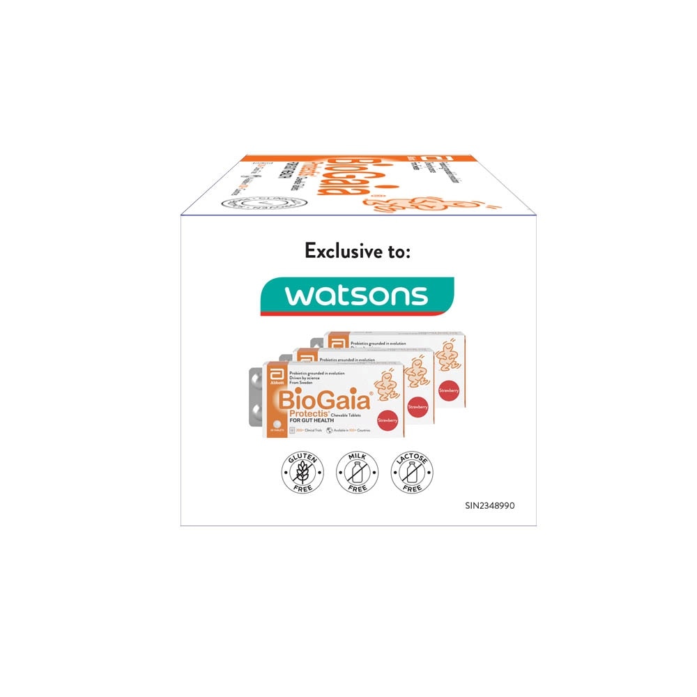 Probiotic Chewable Tablet With Strawberry Burst Flavour Packset 30s x 3 pack