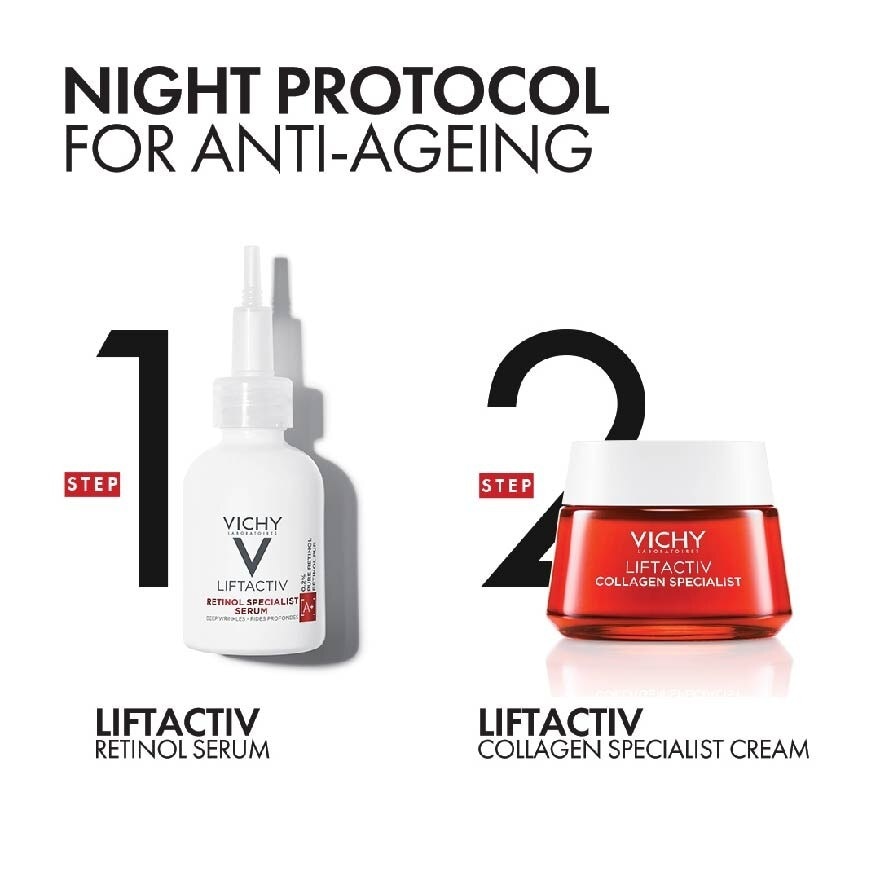 Liftactiv Retinol Serum (Anti-Wrinkle + Anti-Aging + For More Radiant Skin) 30ml