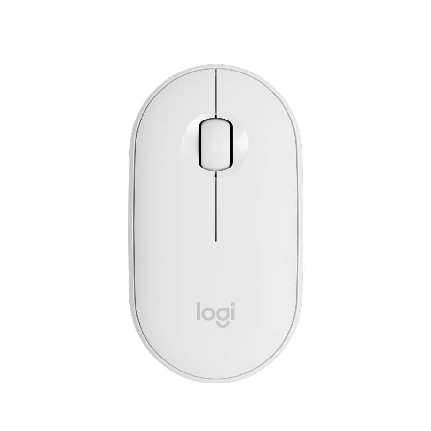 Pebble M350 Wireless Mouse With Bluetooth Or 2.4 GHZ Receiver White 1s