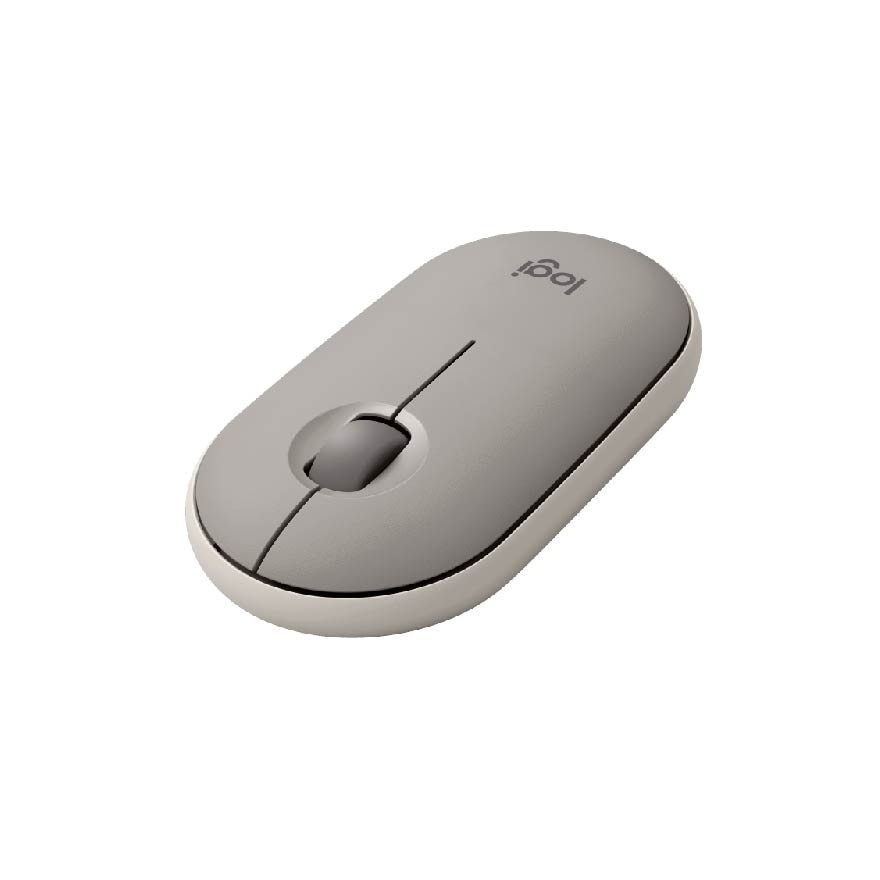 Pebble M350 Wireless Mouse With Bluetooth Or 2.4 GHZ Receiver Sand 1s