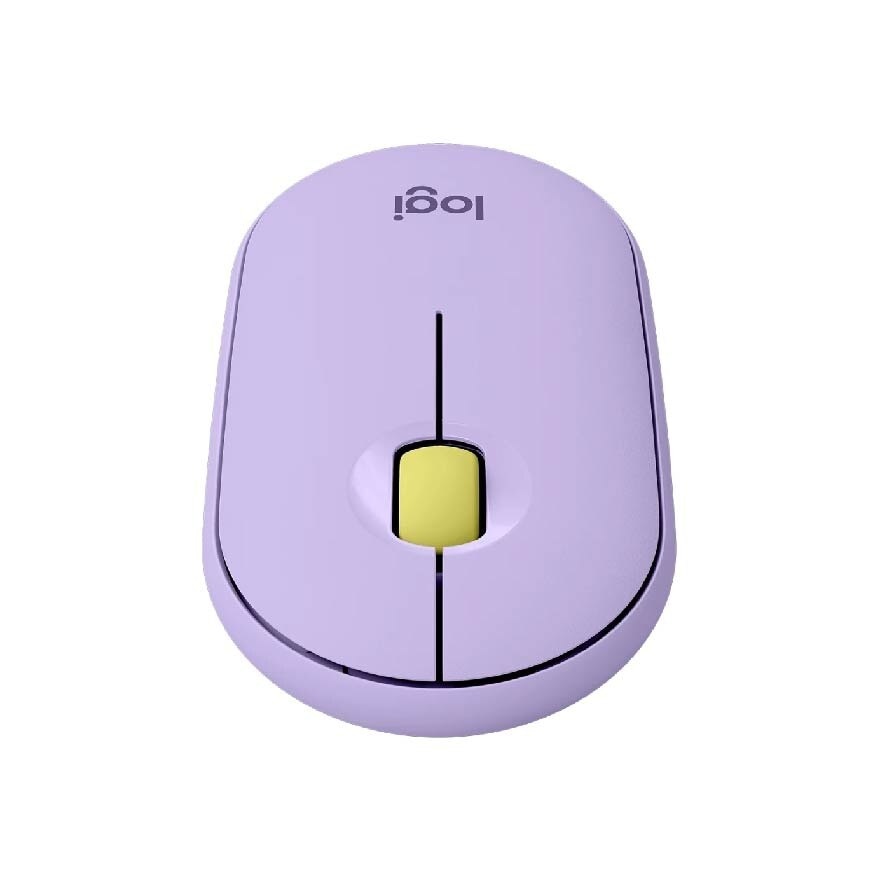 Pebble M350 Wireless Mouse With Bluetooth Or 2.4 GHZ Receiver Lavender 1s