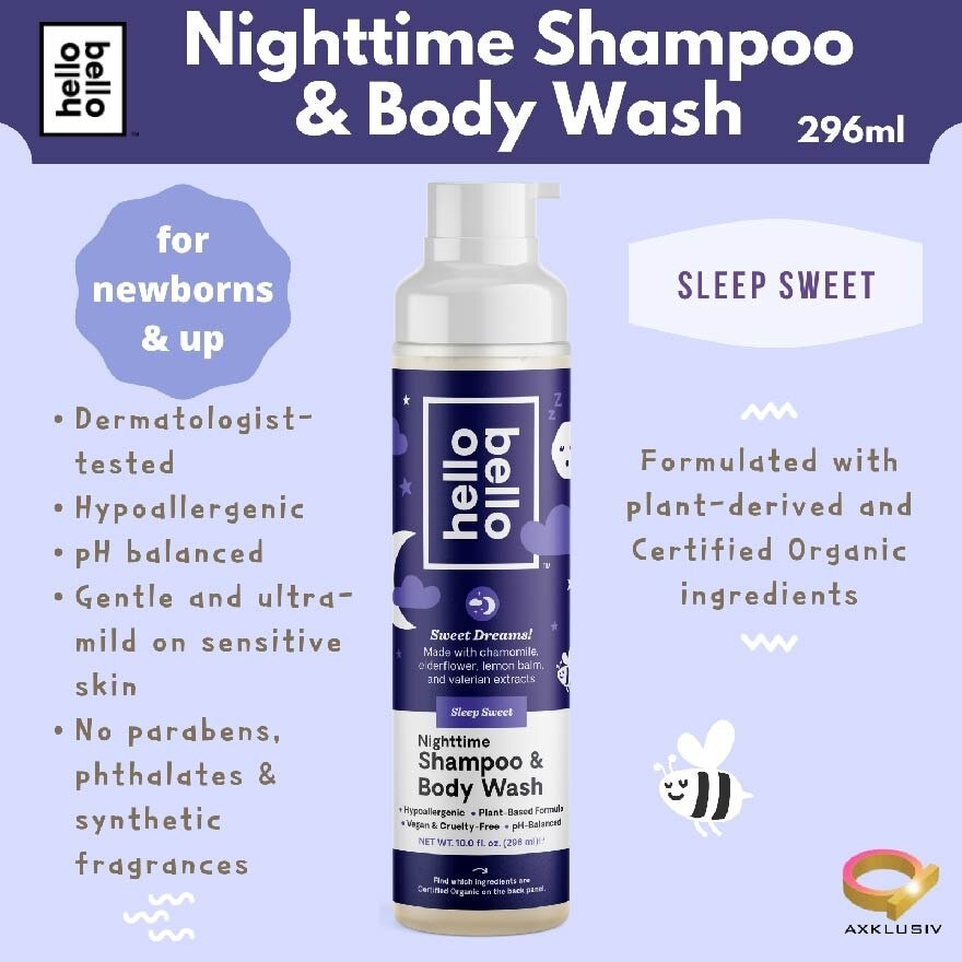 Night Time Baby Shampoo And Body Wash (Sleep Sweet) 296ml