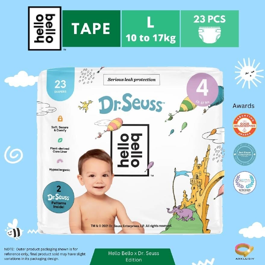 Day Time Tape Diapers (Ultra Soft, Stay Snug And Comfy Fit) L/ Size 4 23s