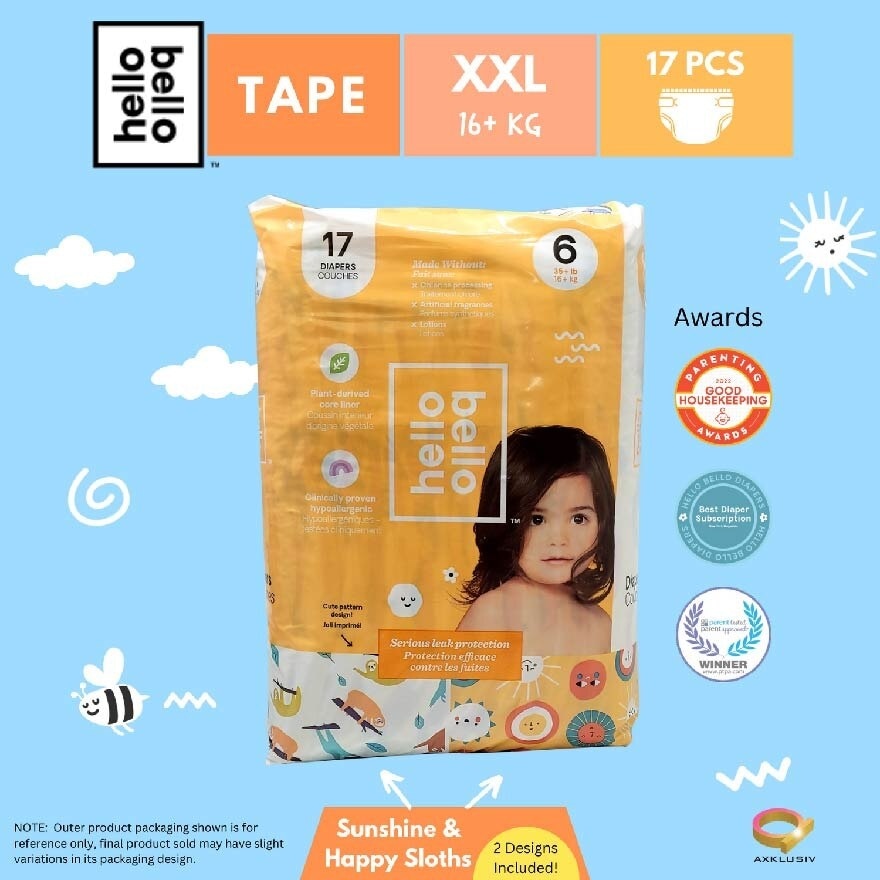 Day Time Tape Diapers (Ultra Soft, Stay Snug And Comfy Fit) XXL/ Size 6 17s