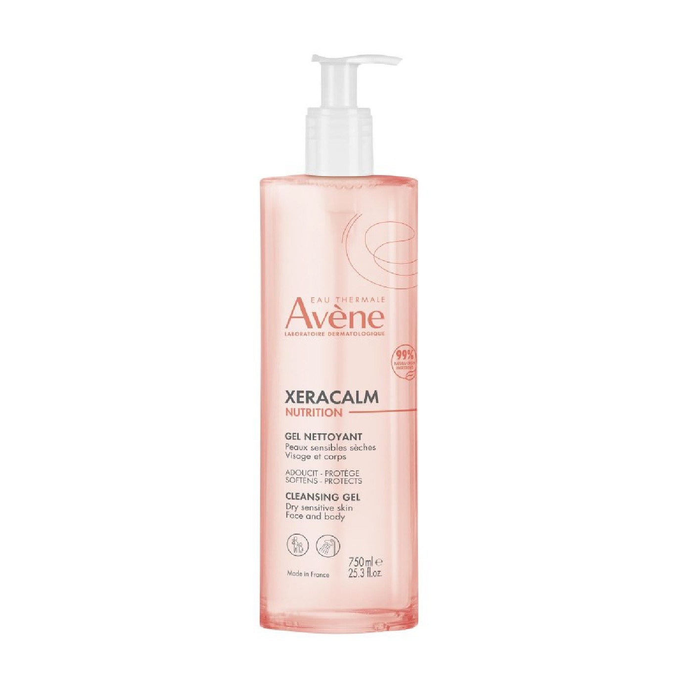 XeraCalm Nutrition Cleansing Gel for Dry & Sensitive Skin 750ml
