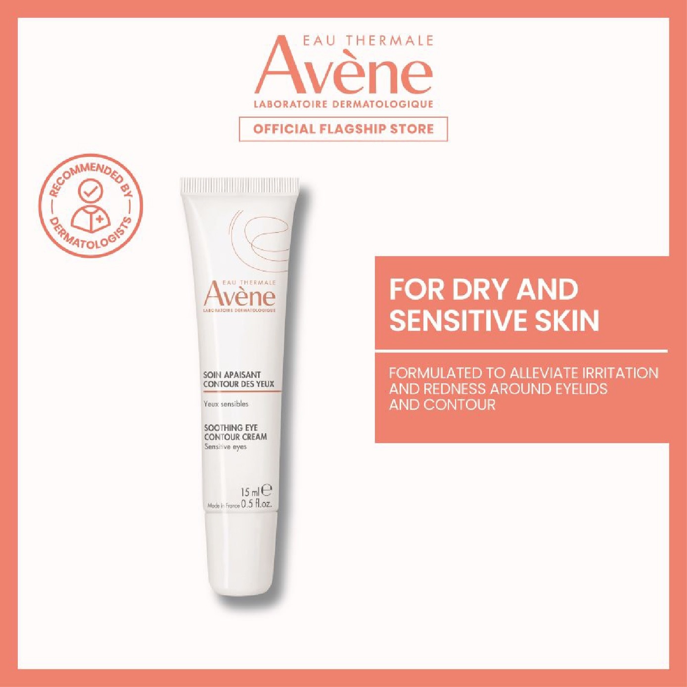 Soothing Eye Contour Cream for Sensitive Eyes 15ml