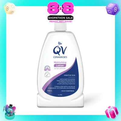 EGO QV - Ceramides Face and Body Moisturising Lotion for Sensitive Skin 350g