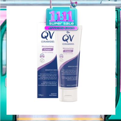EGO QV Ceramides Face and Body Moisturising Cream for Sensitive Skin 100g image