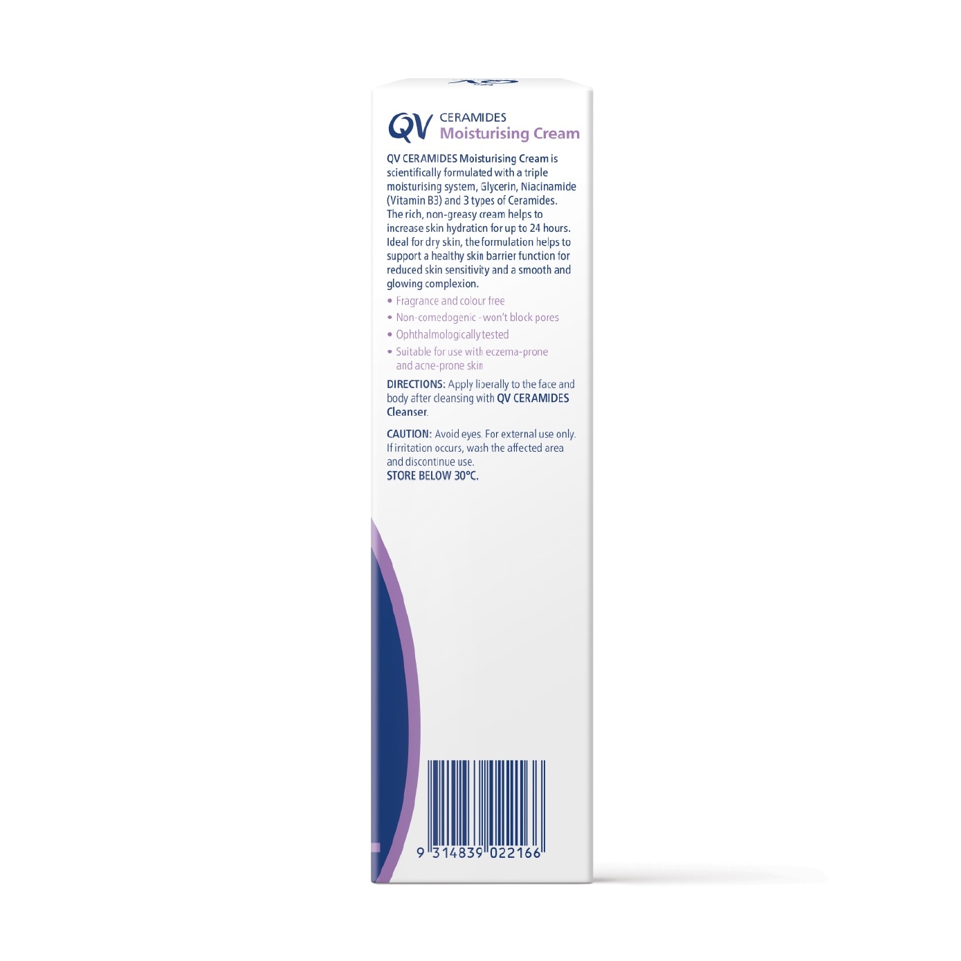 Ceramides Face and Body Moisturising Cream for Sensitive Skin 100g