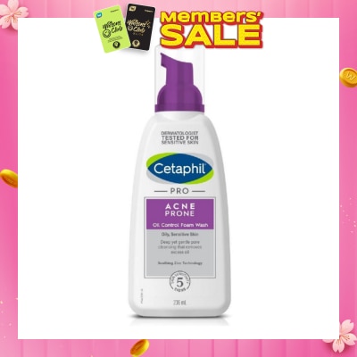 CETAPHIL PRO Acne Prone Oil Control Foam Wash 236ml