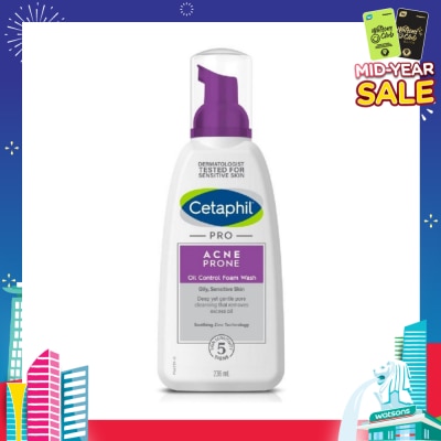 CETAPHIL PRO Acne Prone Oil Control Foam Wash 236ml