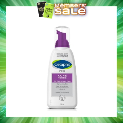 CETAPHIL - PRO Acne Prone Oil Control Foam Wash 236ml (Expiry: Mar`2027)