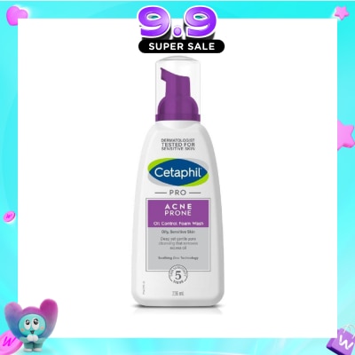 CETAPHIL - PRO Acne Prone Oil Control Foam Wash 236ml (Expiry: Jul`2027) image
