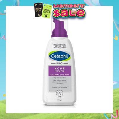 CETAPHIL - PRO Acne Prone Oil Control Foam Wash 236ml